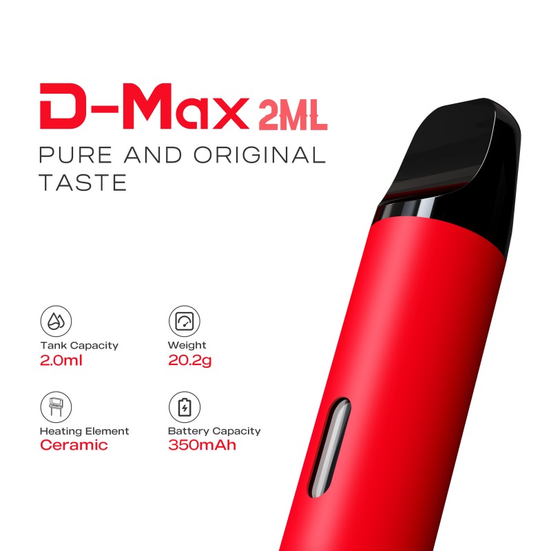 最高の CBD HHC オイル使い捨て VAPE ペン - D Max Pen 2.0ml 600 パフ