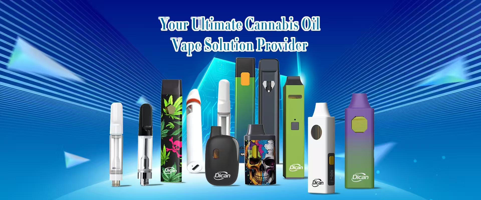 中国大麻油使い捨て吸血鬼OEMメーカー-DICAN VAPE