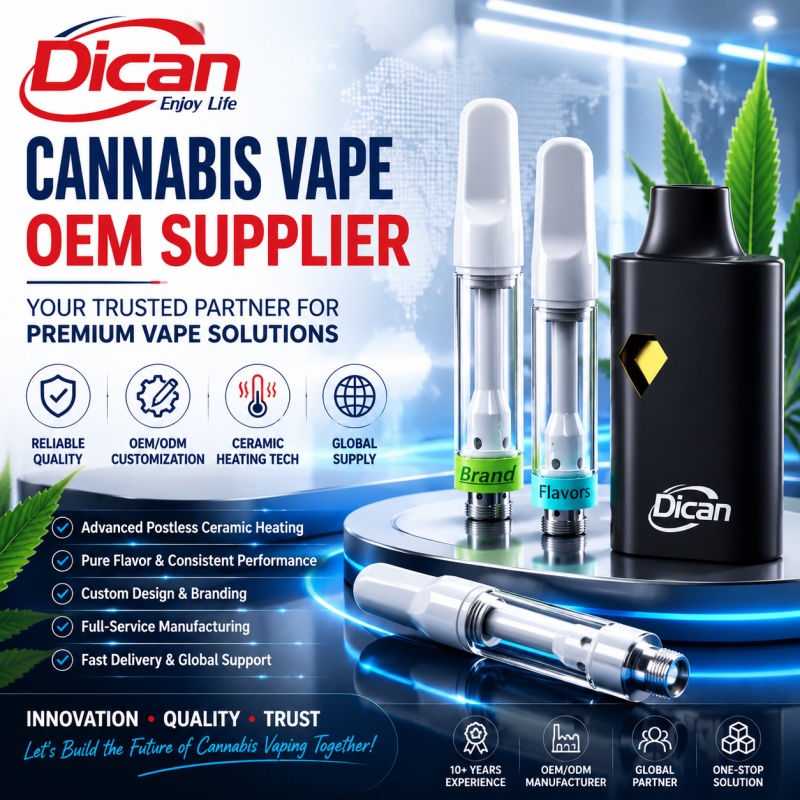 信頼できる大麻オイル Vape OEM サプライヤーをお探しですか?